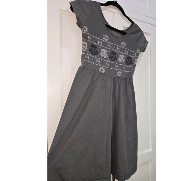 Star Wars Her Universe XS Gray Cotton Dress - Picture 7 of 11